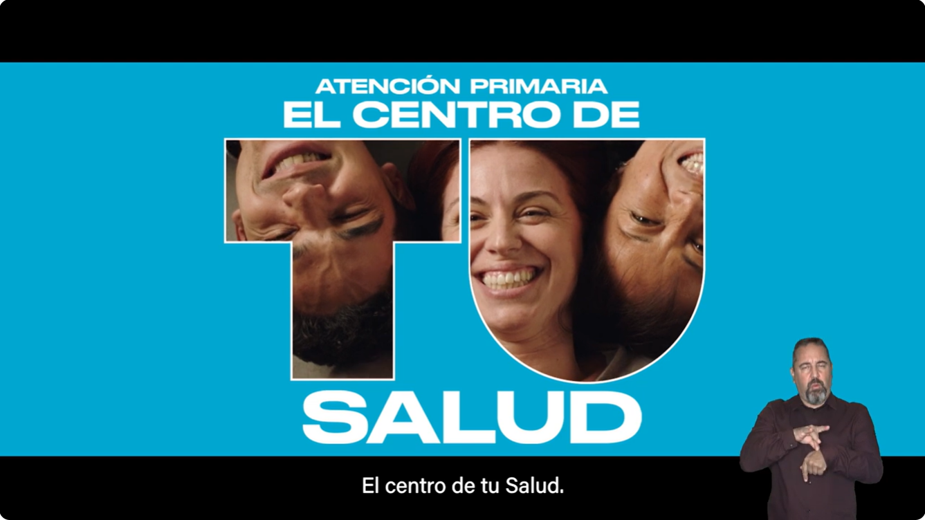 El centro de tu salud — campaña del Ministerio de Sanidad